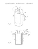 VERTICAL FLUID HEAT EXCHANGER INSTALLED WITHIN NATURAL THERMAL ENERGY BODY diagram and image