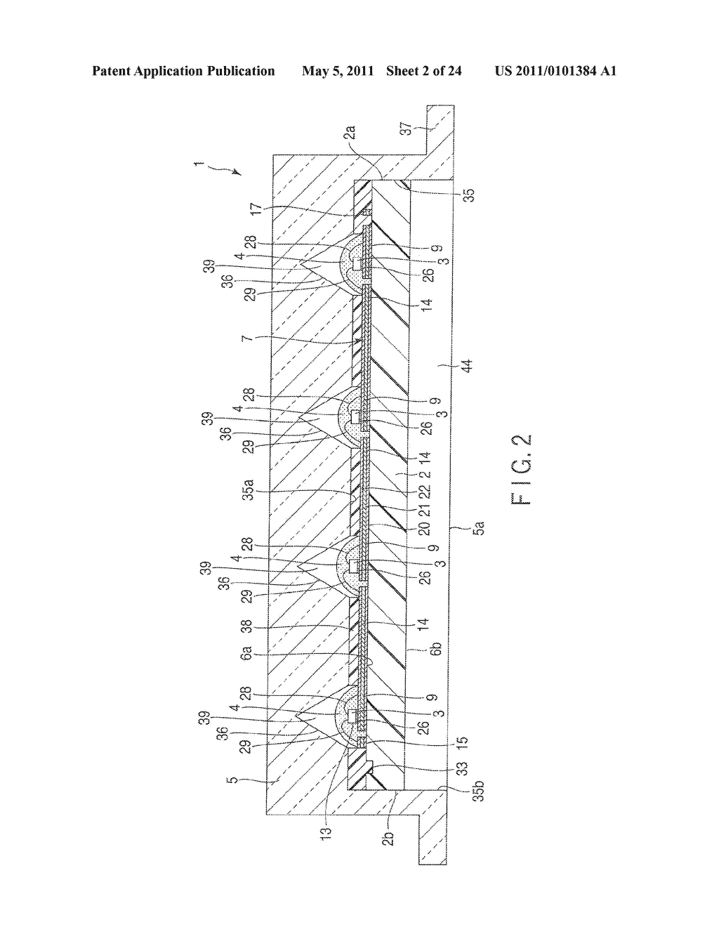 LIGHT-EMITTING DEVICE, METHOD OF MANUFACTURING LIGHT-EMITTING DEVICE, AND ILLUMINATION DEVICE - diagram, schematic, and image 03