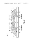 MOLDED SEMICONDUCTOR PACKAGE HAVING A FILLER MATERIAL diagram and image