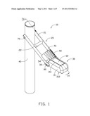 LAMP WITH SNOW REMOVING STRUCTURE diagram and image