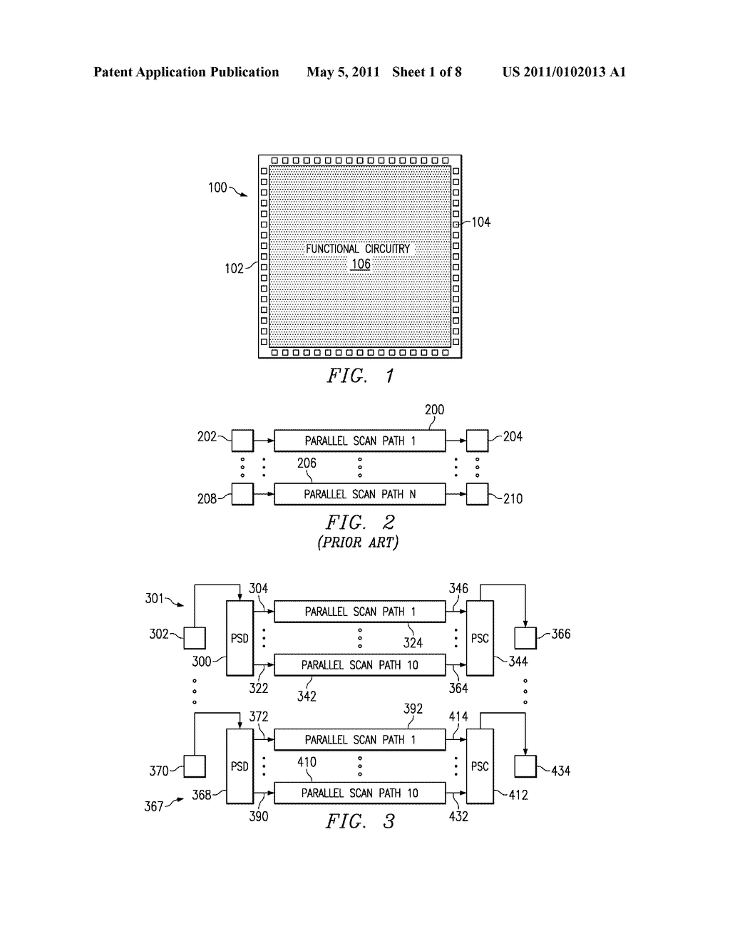 PARALLEL SCAN DISTRIBUTORS AND COLLECTORS AND PROCESS OF TESTING INTEGRATED CIRCUITS - diagram, schematic, and image 02