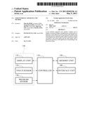 USER INTERFACE APPARATUS AND METHOD diagram and image