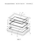 HOLDING STRUCTURE FOR A TOUCH PANEL diagram and image