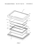 HOLDING STRUCTURE FOR A TOUCH PANEL diagram and image