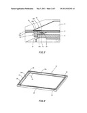 HOLDING STRUCTURE FOR A TOUCH PANEL diagram and image