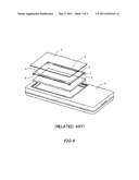 HOLDING STRUCTURE FOR A TOUCH PANEL diagram and image