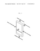 METHOD FOR CONTROLLING OPERATIONS ACCORDING TO MECHANICAL TOUCHING ACTIONS AND PORTABLE ELECTRONIC DEVICE ADAPTED TO THE SAME diagram and image