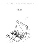 PORTABLE COMPUTER WITH IMPROVED SCROLL AND METHOD OF CONTROLLING THE SAME diagram and image