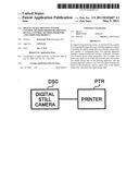 Digital image printing system, control method therefor, printing device, control method therefor, and computer product diagram and image