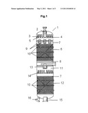 DEVICE FOR COOLING AND DISTRIBUTING MIXED CHARGES ON FIXED CATALYST BEDS diagram and image