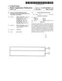 SINGLE-LAYERED FERROMAGNETIC RECORDING FILM WITH PERPENDICULAR MAGNETIC ANISOTROPY diagram and image