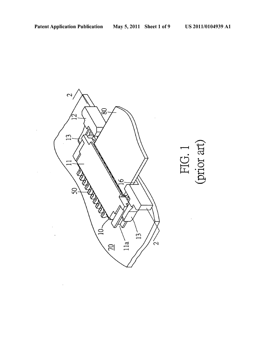 FLEXIBLE CIRCUIT BOARD CONNECTOR WITH ANTI-DISENGAGEMENT MOVABLE COVER - diagram, schematic, and image 02