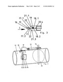 Device for measuring and regulating a volume flow in a ventilation pipe diagram and image