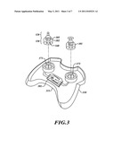 VIDEO GAME CONTROLLER HAVING USER SWAPPABLE CONTROL COMPONENTS diagram and image