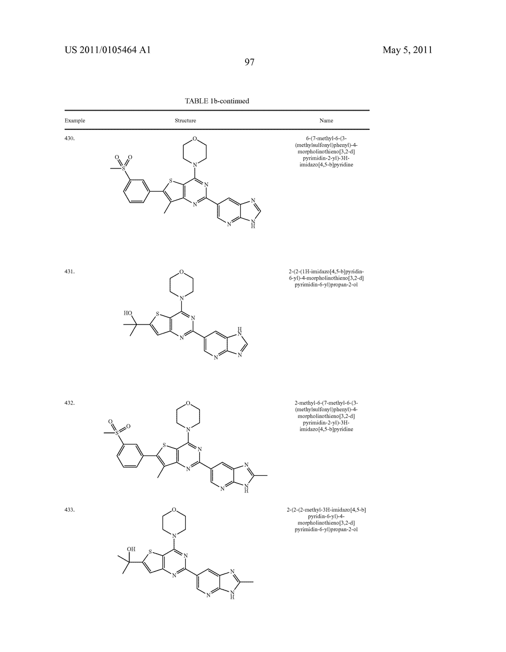 PHOSPHOINOSITIDE 3-KINASE INHIBITOR COMPOUNDS AND METHODS OF USE - diagram, schematic, and image 98