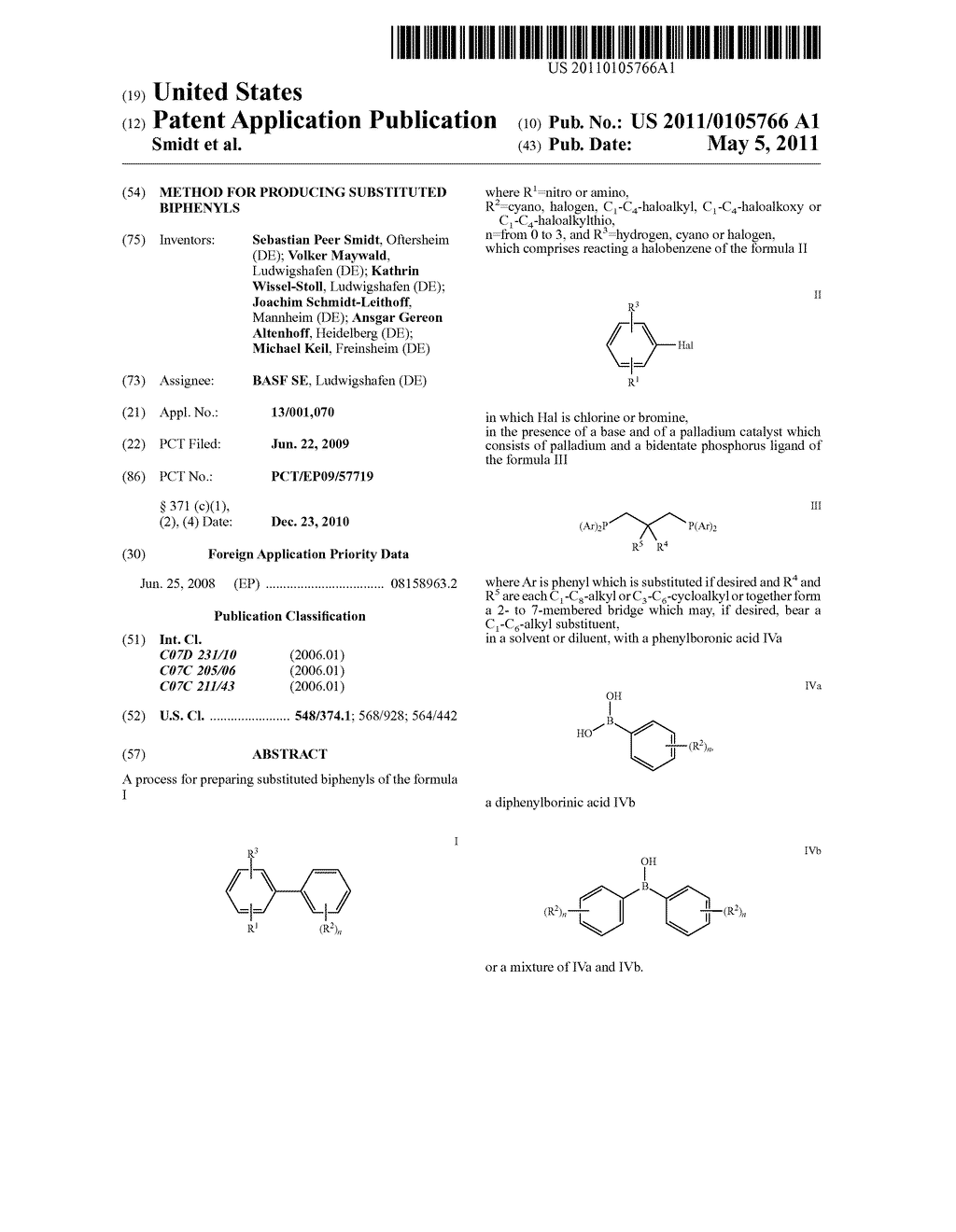 Method for Producing Substituted Biphenyls - diagram, schematic, and image 01