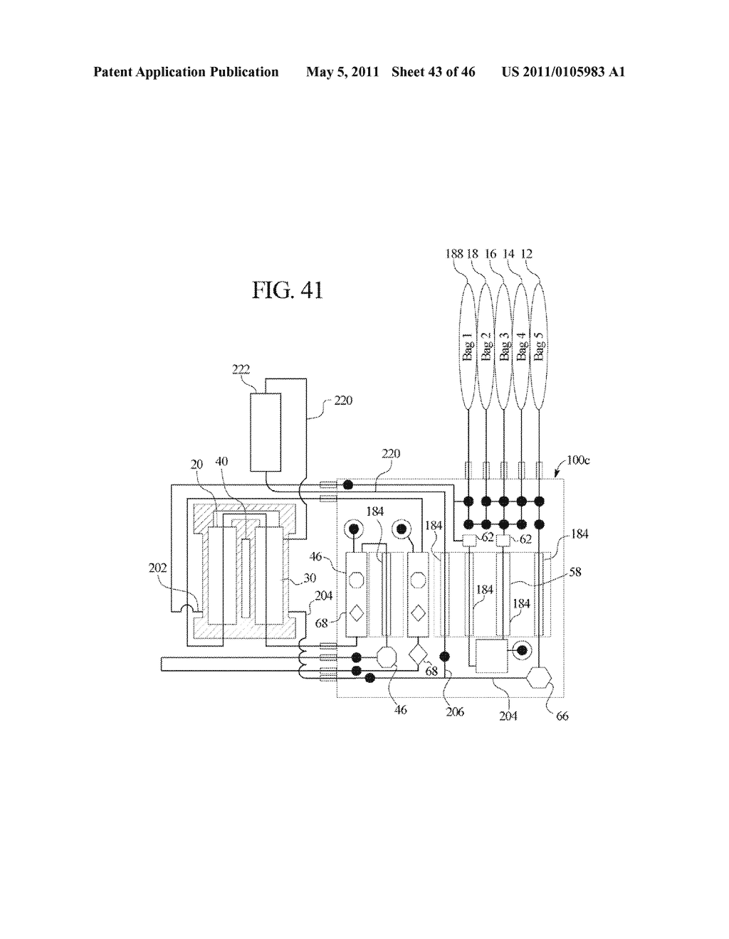 HEMODIALYSIS SYSTEM INCLUDING ON-LINE DIALYSATE GENERATION - diagram, schematic, and image 44