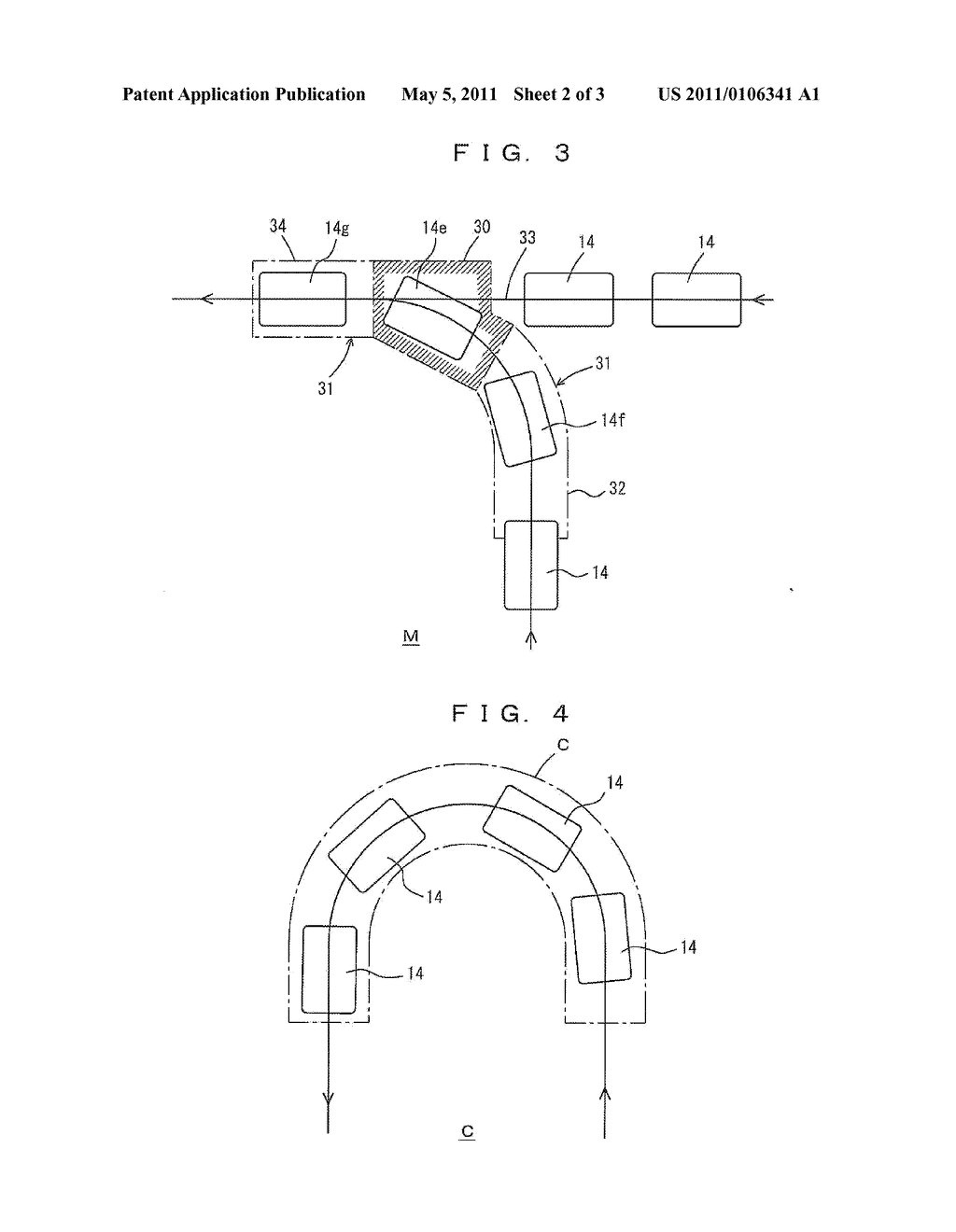 TRAVELING VEHICLE SYSTEM AND METHOD FOR CONTROLLING TRAVELING BY TRAVELING VEHICLE SYSTEM - diagram, schematic, and image 03