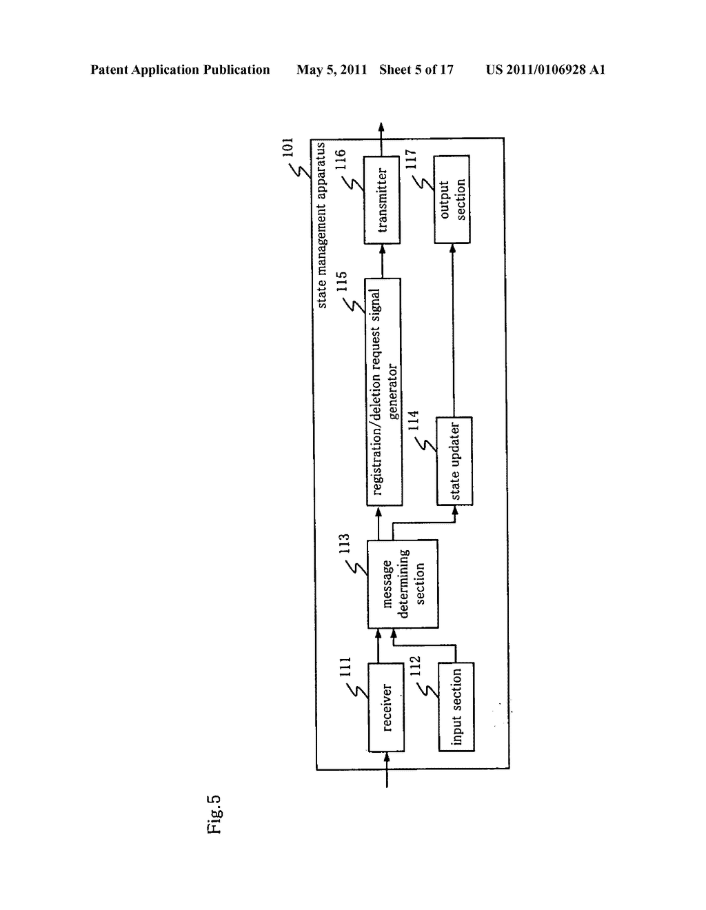 PROCESSING STATE MANAGEMENT DEVICE, PROCESSING STATE MANAGEMENT METHOD, AND PROGRAM - diagram, schematic, and image 06