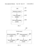 PRE-AUTHENTICATION METHOD, AUTHENTICATION SYSTEM AND AUTHENTICATION APPARATUS diagram and image