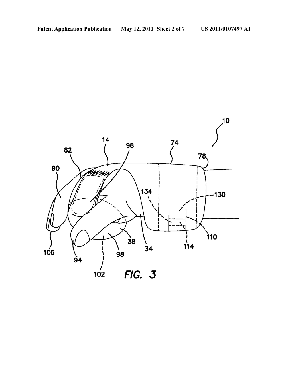 SCRATCH PREVENTING BABY MITTS AND METHOD OF MAKING SAME - diagram, schematic, and image 03