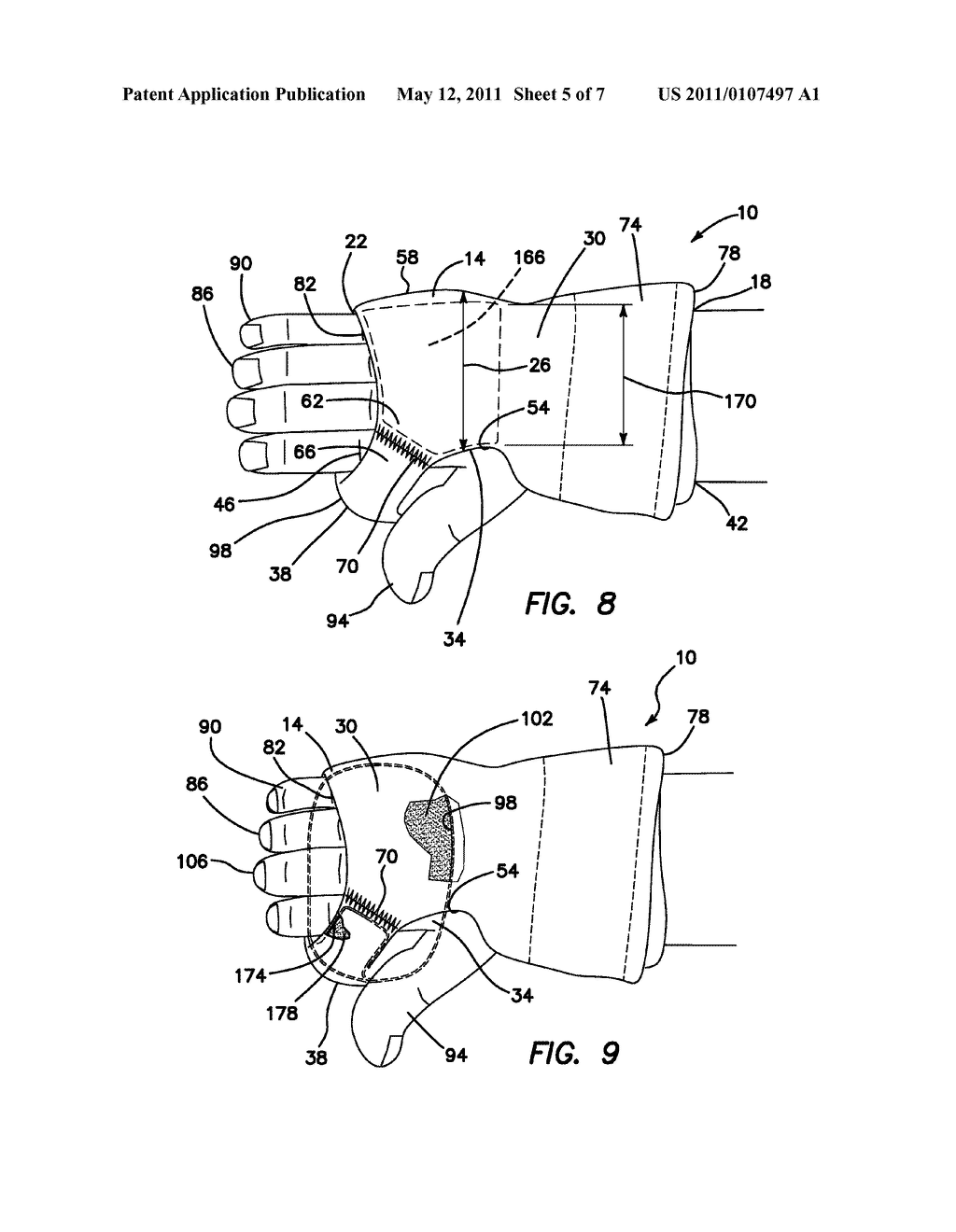 SCRATCH PREVENTING BABY MITTS AND METHOD OF MAKING SAME - diagram, schematic, and image 06