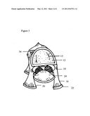 Standing baby shower seat diagram and image