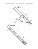 CONCEALED CASEMENT WINDOW HINGE WITH ROLLER AND INTEGRAL SHIPPING BLOCK diagram and image