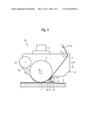 TAPE INSTALLATION DEVICE AND METHOD FOR THE CONSTRUCTION OF A LAMINATE diagram and image