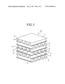 TOTAL HEAT EXCHANGING ELEMENT AND TOTAL HEAT EXCHANGER diagram and image