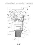 Drill Bit With Recessed Center diagram and image