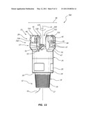 Drill Bit With Recessed Center diagram and image