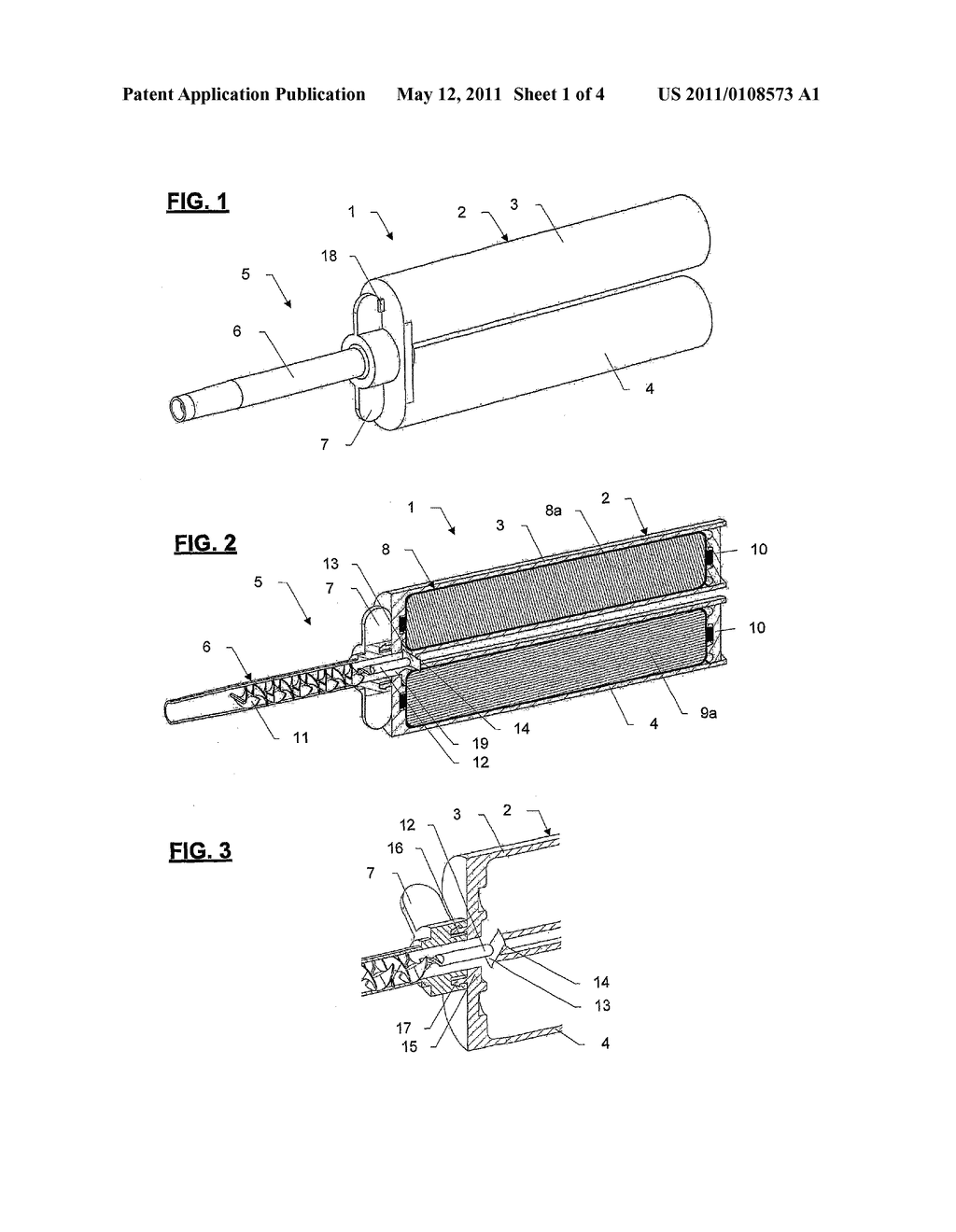 DISPENSING ASSEMBLY COMPRISING A CARTRIDGE WITH BAG - diagram, schematic, and image 02