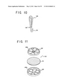 BLOWER TYPE CHEMICAL DIFFUSING APPARATUS, AND CHEMICAL CARTRIDGE AND CHEMICAL IMPREGNATED BODY USED THEREFOR diagram and image