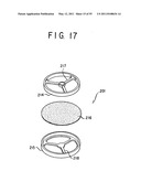 BLOWER TYPE CHEMICAL DIFFUSING APPARATUS, AND CHEMICAL CARTRIDGE AND CHEMICAL IMPREGNATED BODY USED THEREFOR diagram and image