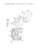 BLOWER TYPE CHEMICAL DIFFUSING APPARATUS, AND CHEMICAL CARTRIDGE AND CHEMICAL IMPREGNATED BODY USED THEREFOR diagram and image