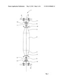 DEVICE, IN PARTICULAR CONNECTION ROD, FOR BRACING A FUSELAGE STRUCTURE OF AN AIRCRAFT AND/OR FOR FASTENING A COMPONENT diagram and image