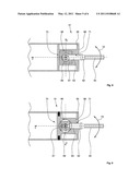 DEVICE, IN PARTICULAR CONNECTION ROD, FOR BRACING A FUSELAGE STRUCTURE OF AN AIRCRAFT AND/OR FOR FASTENING A COMPONENT diagram and image