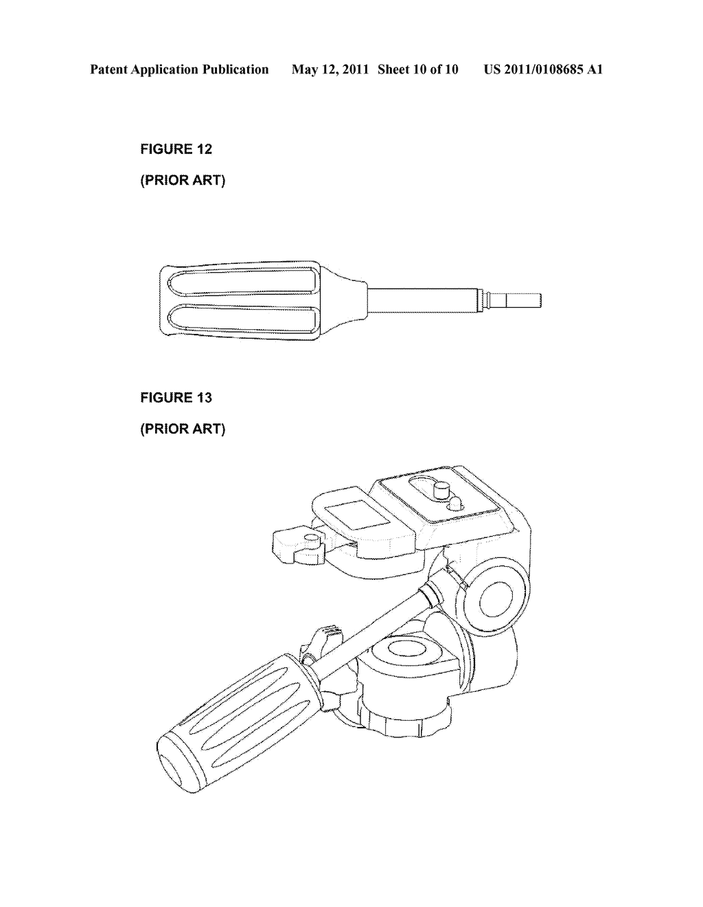 TRIPOD HEAD WITH FOLDING HANDLE - diagram, schematic, and image 11