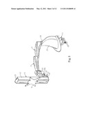 Adjustable display screen desk support diagram and image