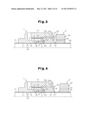 BITE TYPE PIPE CONNECTION STRUCTURE, VALVE, BITE TYPE PIPE JOINT, AND FREEZING DEVICE diagram and image