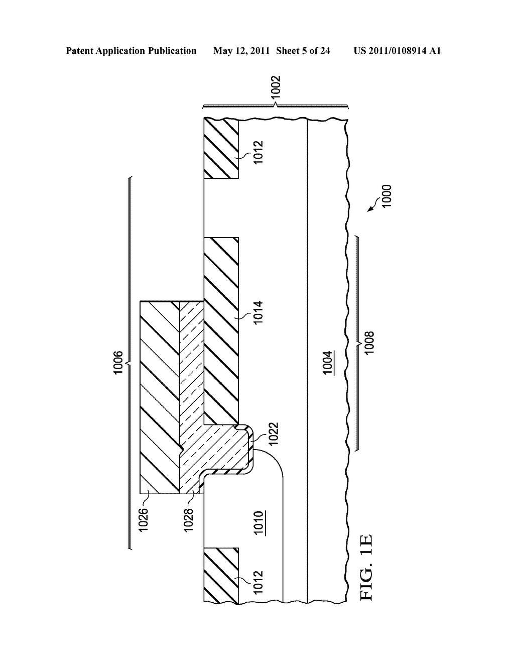 MOS TRANSISTOR WITH GATE TRENCH ADJACENT TO DRAIN EXTENSION FIELD INSULATION - diagram, schematic, and image 06