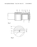 PLASTIC SLIDING SLEEVE AND CONNECTING FITTING HAVING SUCH A SLIDING SLEEVE diagram and image