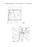 DOMESTIC APPLIANCE INCLUDING A TREATMENT CHAMBER THAT CAN BE CLOSED BY A DOOR AND A FILLING DEVICE diagram and image