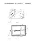 INTERACTIVE DISPLAY DEVICE AND METHOD, USING A DETECTION CAMERA AND OPTICAL POINTER diagram and image