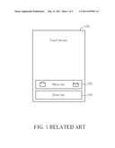 ELECTRONIC DEVICE WITH DYNAMICALLY ADJUSTED TOUCH AREA diagram and image