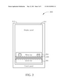 ELECTRONIC DEVICE WITH DYNAMICALLY ADJUSTED TOUCH AREA diagram and image