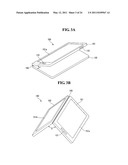 MOBILE TERMINAL AND DISPLAYING DEVICE THEREOF diagram and image