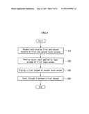 MOBILE TERMINAL AND DISPLAYING DEVICE THEREOF diagram and image