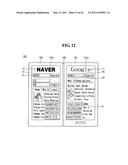 MOBILE TERMINAL AND DISPLAYING DEVICE THEREOF diagram and image